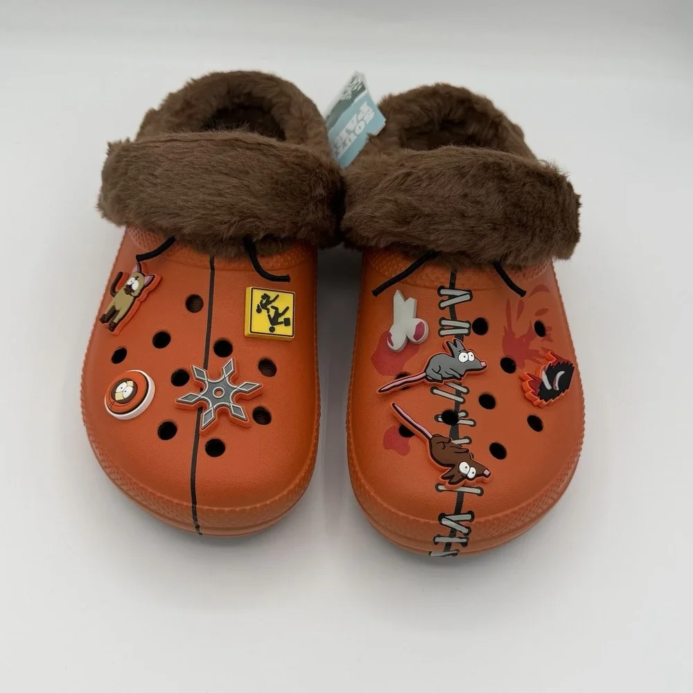 Crocs x South Park Kenny Faux Fur Clogs Size 9 Men's 211499-90H